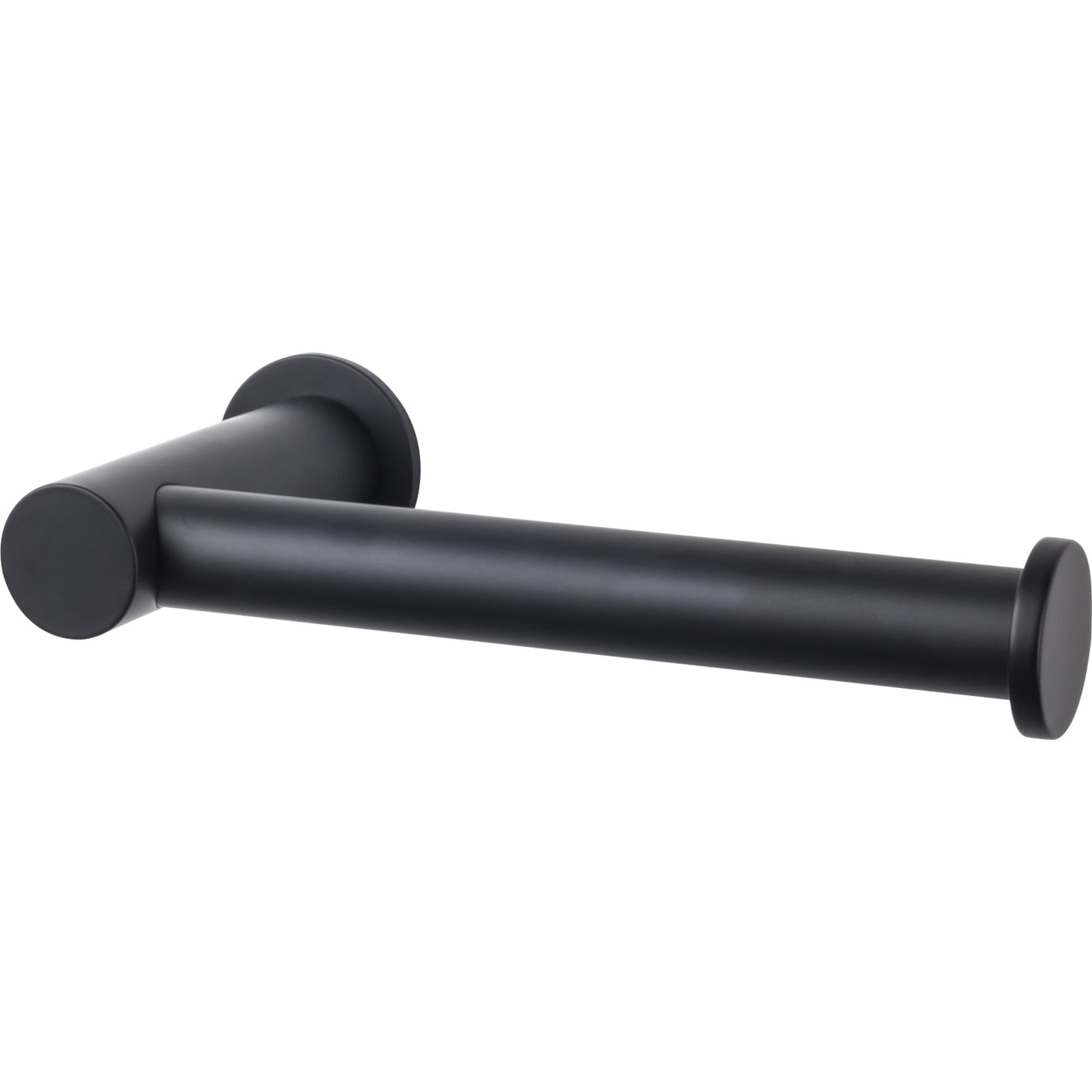 Hopewell Bath  Wall Mounted Toilet Paper Holder, Flat Black