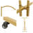 6 Arc Arm Height Adjustable Floor Stand Clothing Display Rack With Wheels-1140532262