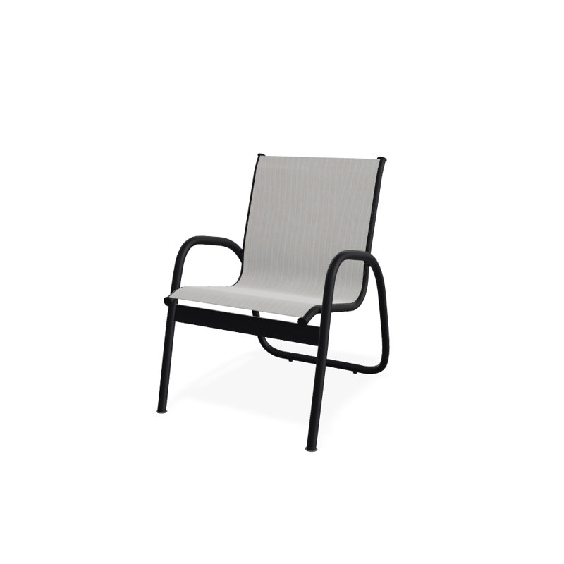 Fauteuil de patio Gardenella, Noir texturé, Amalfi