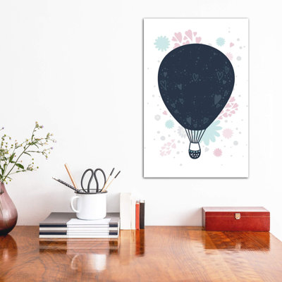 Montgolfière - impression d'art graphique