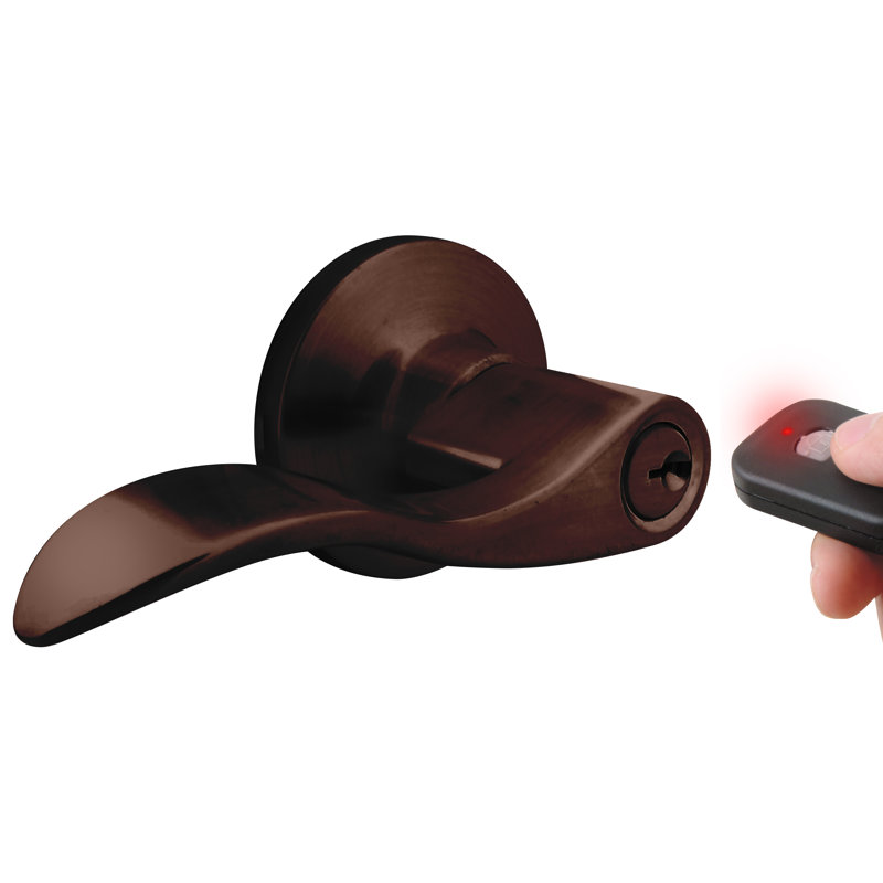 Keyless Entry Door Lever, Oil Rubbed Bronze