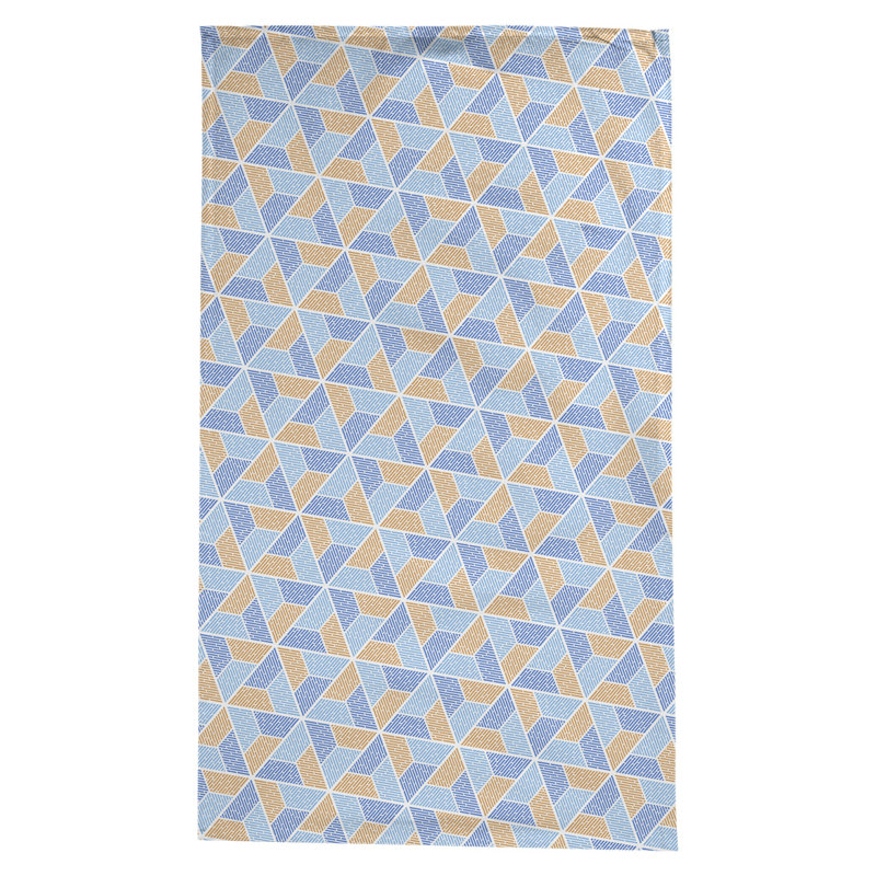 Nappe trapézoïdale Leffel, Bleu / Orange