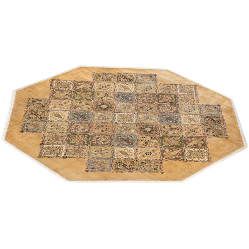 Classic One-of-a-Kind 8' 1" X 8' 1" Hand Knotted Area Rug