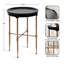 Table d'appoint en métal et bois-1273667765