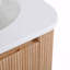 Meuble-lavabo mural avec lavabo au design incurvé, finition en bois à texture ondulée, marbre de culture intégré intégré, meuble-lavabo flottant moderne pré-assemblé avec tiroir à fermeture en douceur-1700087599