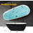Deep Freestanding Acrylic Bathtub with Chrome Drain, Ergonomic Shape Tub for Bathroom-123168384