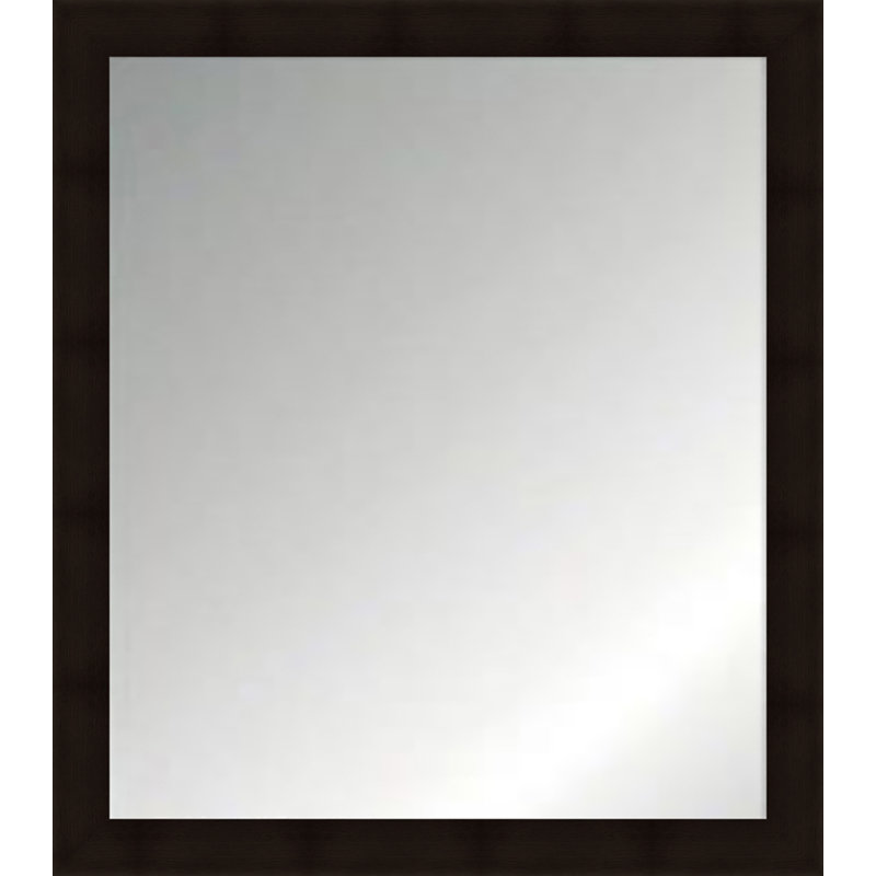 Miroir de meuble-lavabo moderne et contemporain, 40 po x 28 po, Espresso