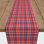 Berrie Rectangle Plaid Independence Day Polyester Table Runner