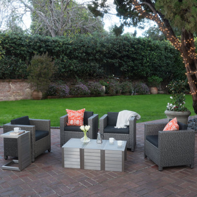 Arville 4 - Person Patio Conversation Set