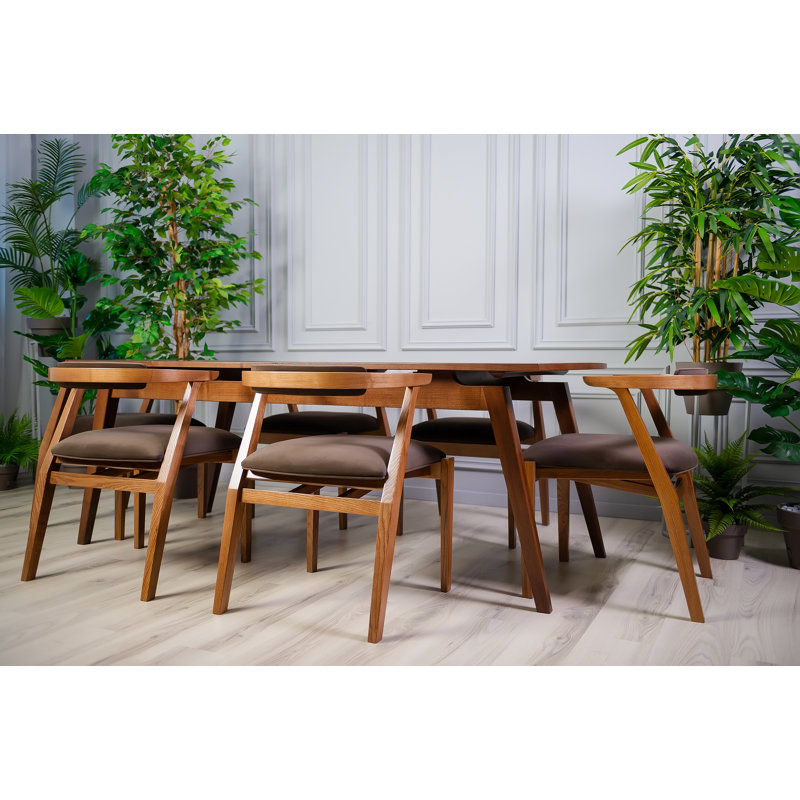 Anvil Dining Table, Brown