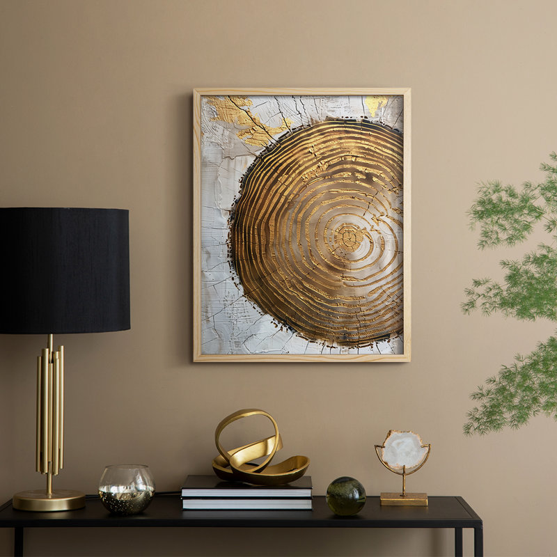Reproduction encadrée ABSTRACT Series CXLIV - bois massif, H 11 po x l 9 po
