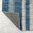 Ventress Geometric Striped Machine-Washable Blue/Cream Rug-1568966239
