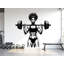 Autocollant d'art Afro Girl Power Gym-978090349-978090310