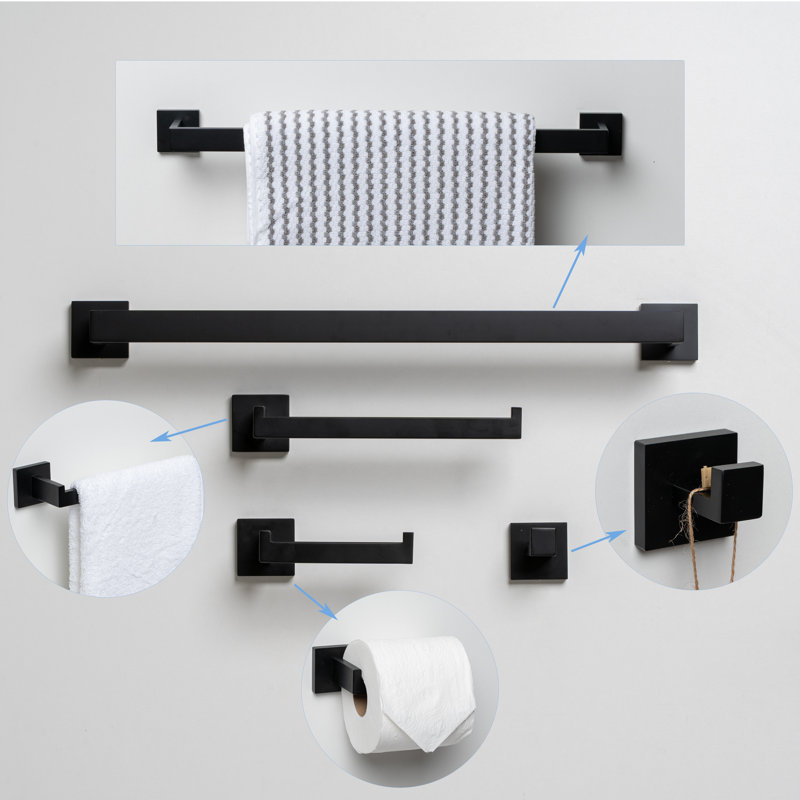 Ensemble de quincaillerie de salle de bain 4 pièces