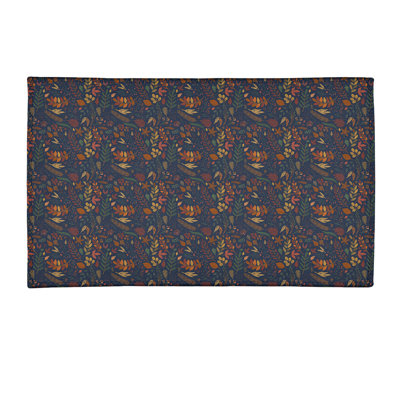 Chenille Floral Indoor Rug