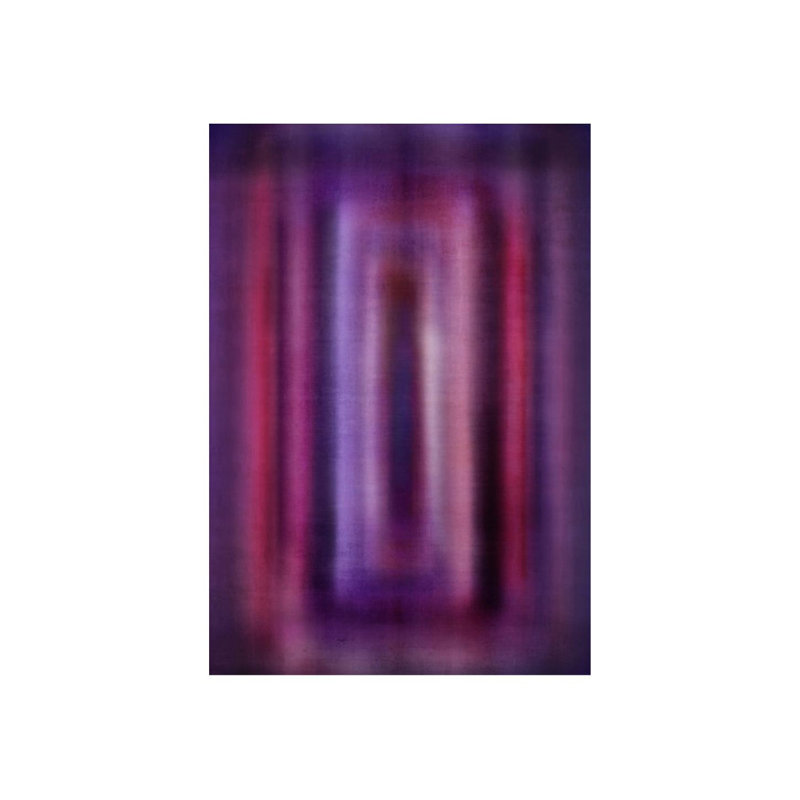 «Illusion chromatique II» par Sofia Fox, impression sur toile tendue, H 57 po x l 40 po