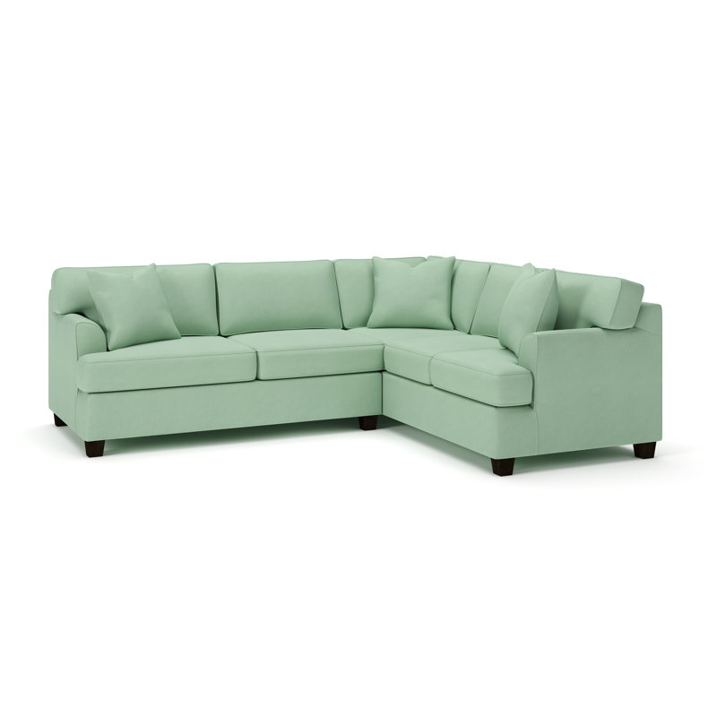 Canapé modulaire Conradina, Toile Spray Bayou, Orienté à droite