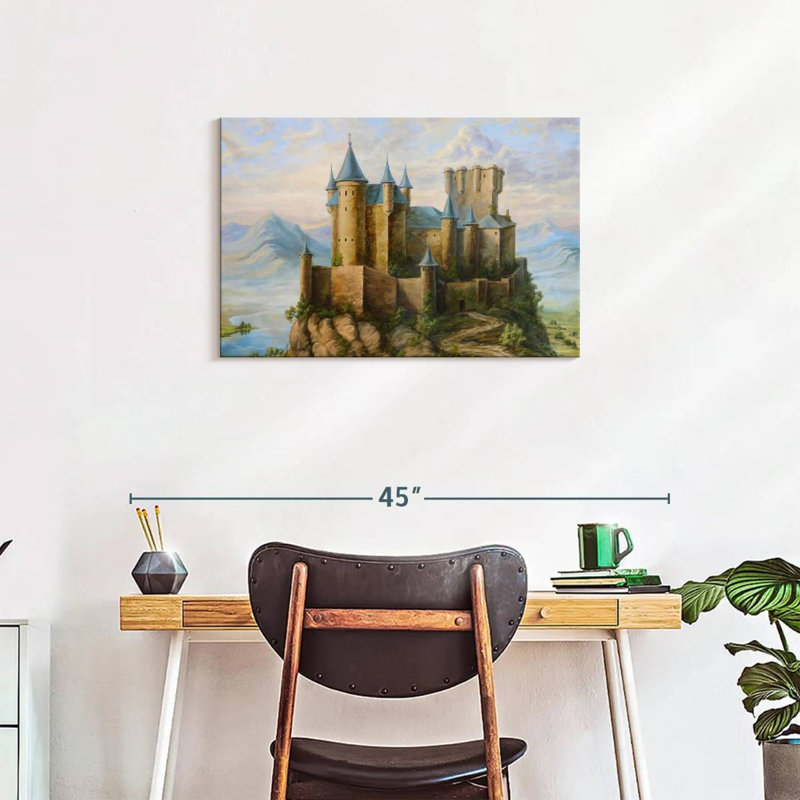 Lilie Castles, 20" H x 30" W