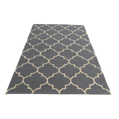 Tapis gris foncé Otto