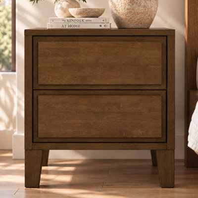 Knighten 24" W Solid Wood Nightstand