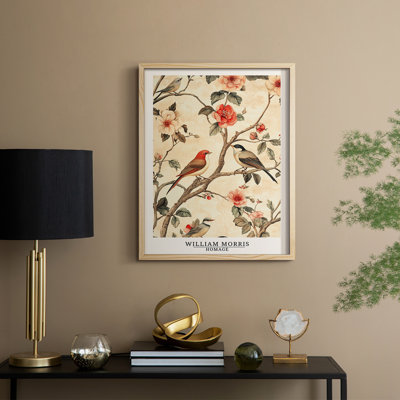 Imprimé encadré en bois massif de la série «WOMA» de MR MORRIS