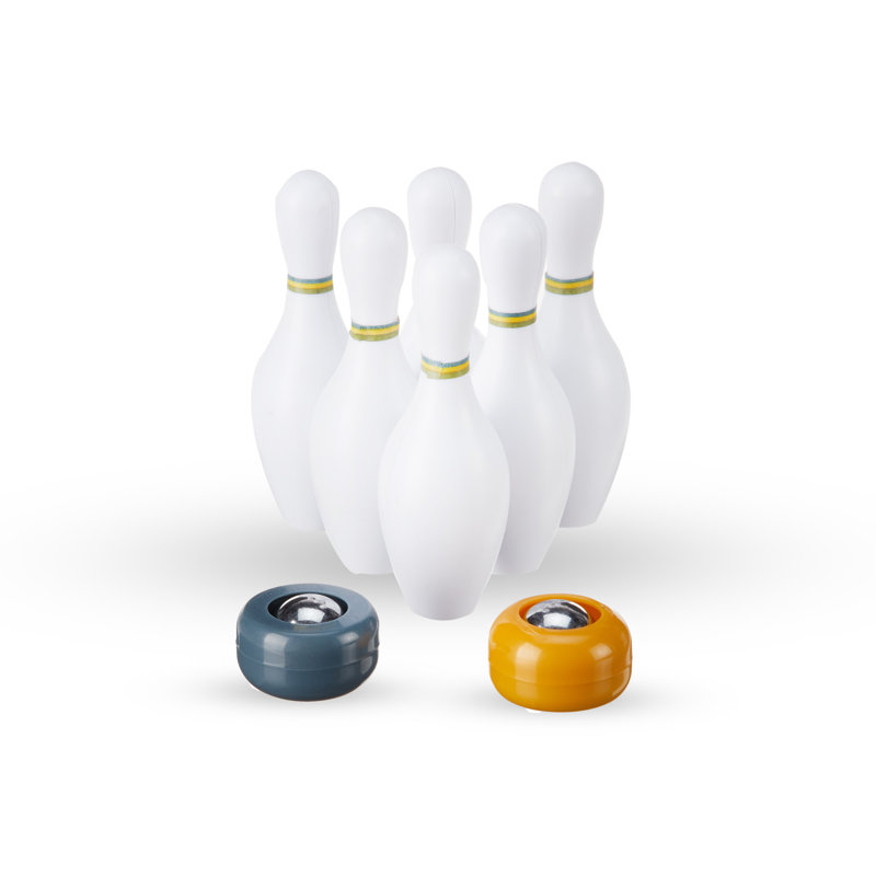 Foster & Rye Mini Tabletop Bowling Set with Game Mat