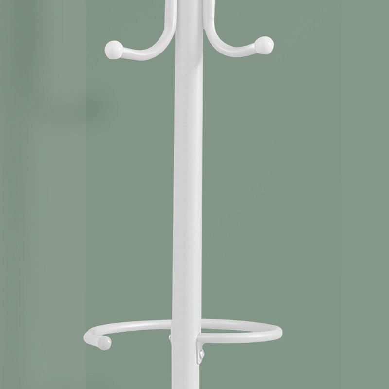 Portemanteau autoportant polyvalent et moderne pour la vie organisée, Blanc