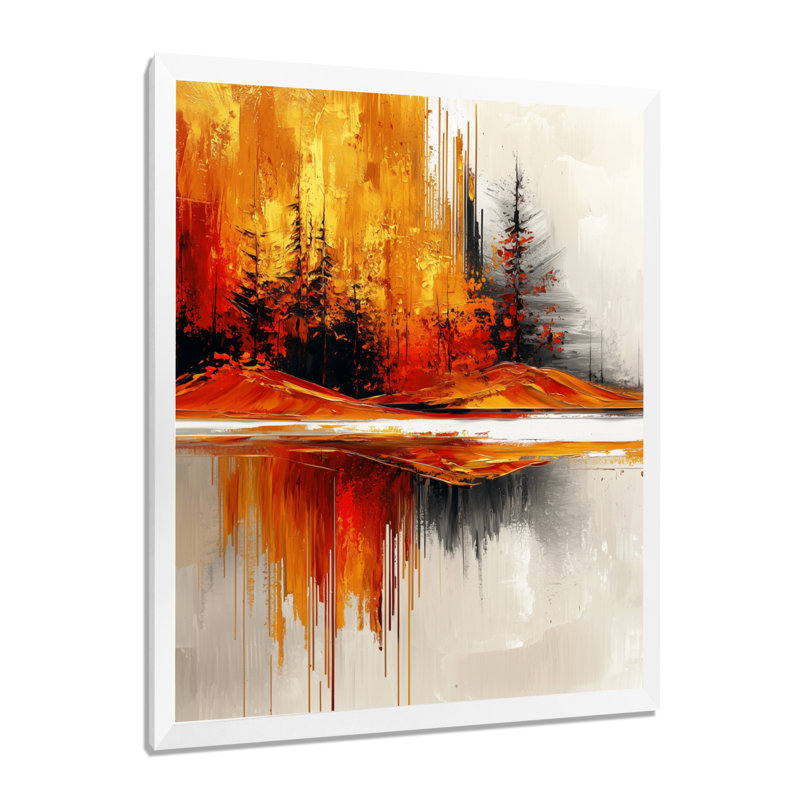 Opsincs - Landscapes Wall Art Prints, 20" H x 12" W, Reproduction encadrée d'une seule photo, White