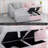 Sofas 106.3'' Modern U-Shaped 6-Person with 30.7'' Storage Ottoman, Washable Cushions for Living Room Bedroom | Light Pink | L-Shape