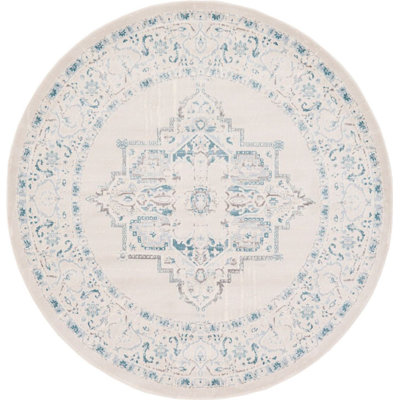 Tapis oriental beige / bleu Pharaoh