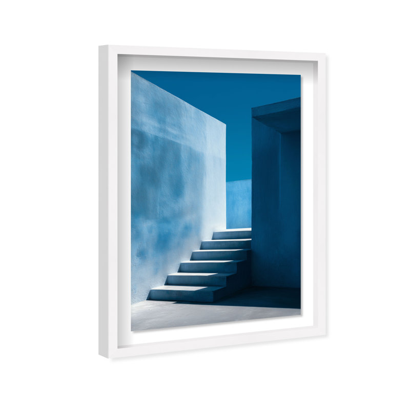 Deep Ocean Walls II Shadowbox Abstract Print by Oliver Gal, Black Frame, 10 x 15, 16.5"H x 11.5"W, White Shadowbox