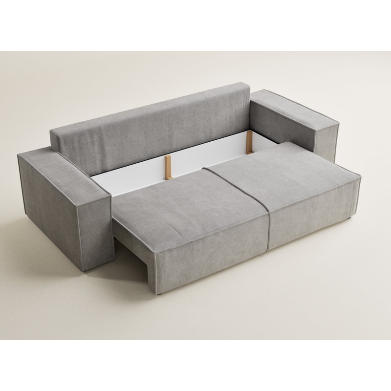 3 Seater Reclining Sofa, Gray Beige