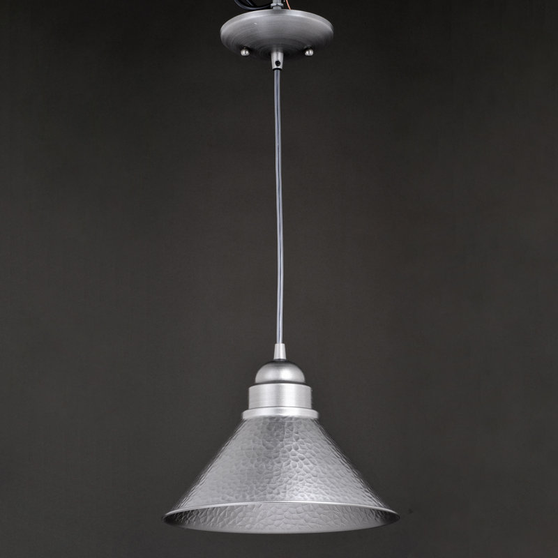 Witte Outdoor Pendant, Brushed Pewter