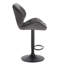 Dequavious Swivel Upholstered Adjustable Height Counter Stool with Metal Frame-657945753