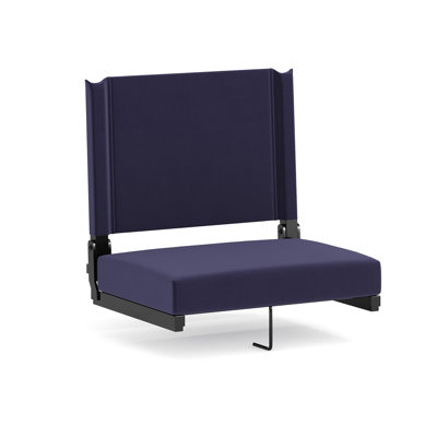Grandstand Comfort Seats by Flash - Lightweight Stadium Chair with Handle & Ultra-Padded Seat by Arlmont & Co.