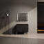 Meuble-lavabo autoportant de 91 cm (36 po), chêne foncé - Rangement à panneaux étanches, avec portes amorties