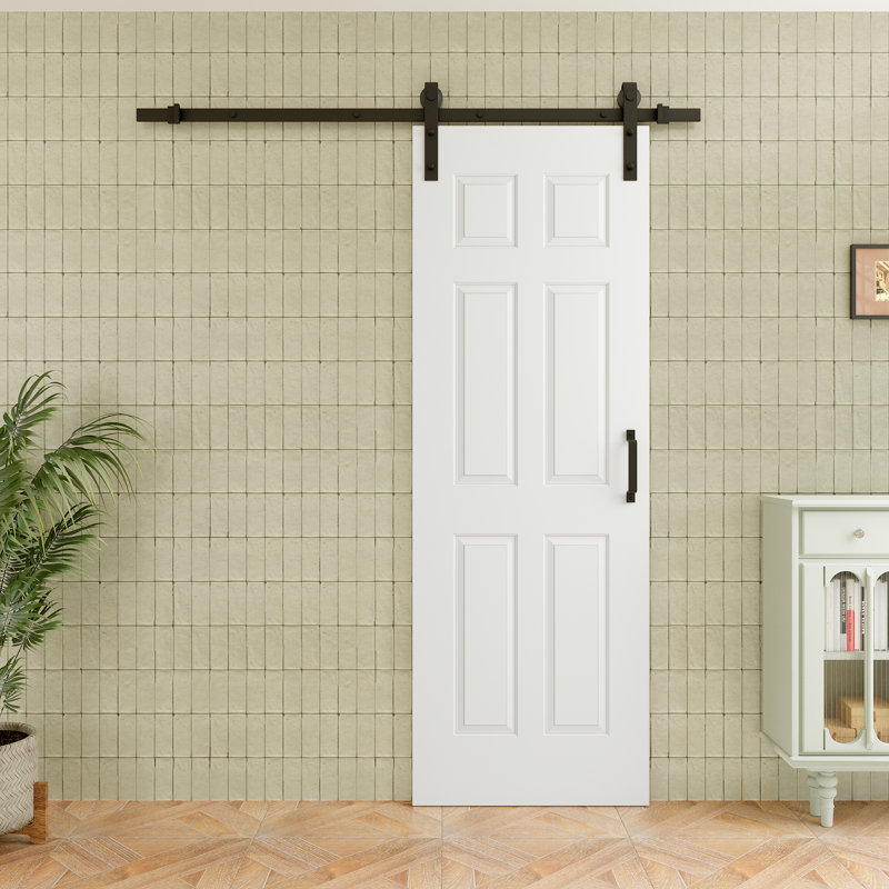 Porte de grange coulissante en bois 80 pi avec 80 po, 28 po x 80 po