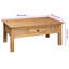 Table basse simple avec rangement en bois massif Arold-820307309