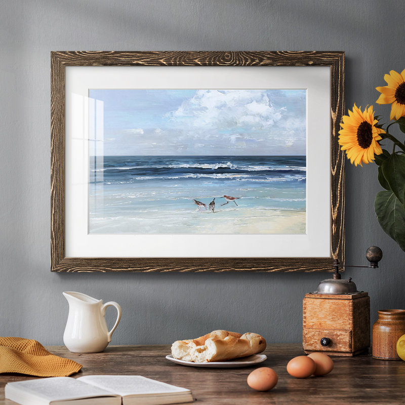 Beach Trio, Noyer, H 26 po x l 38 po x P 1,5 po