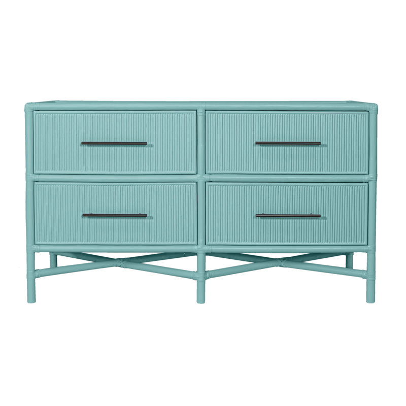 Juno 4 - Drawer Dresser, Turquoise