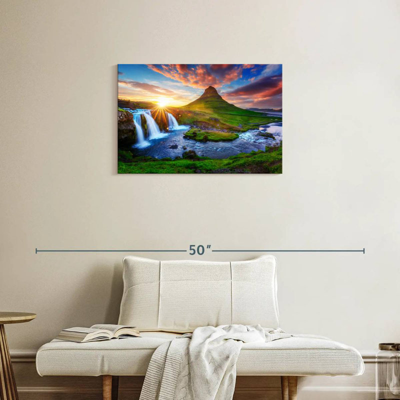 Paysage Alvord Kirkjufellsfoss, H 20 po x l 30 po