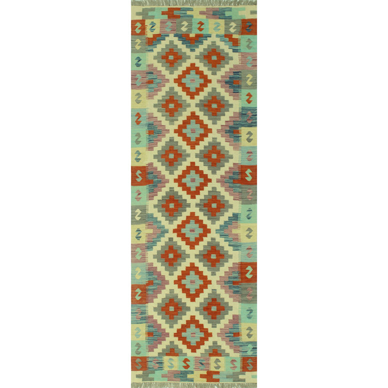 Bobbee Wool Geometric Indoor Rug