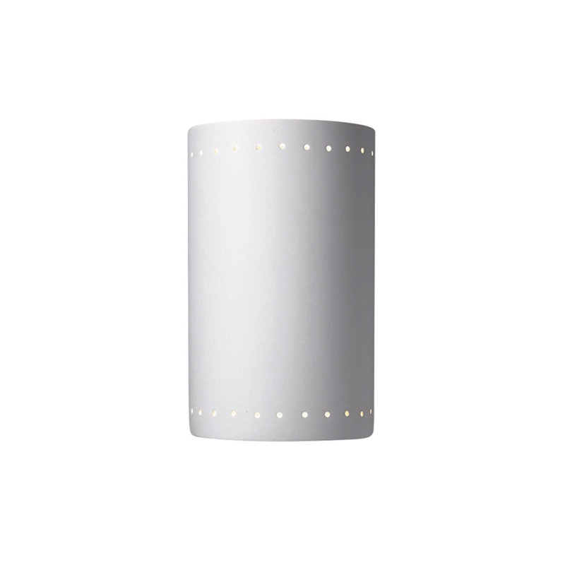Ambiance Collection™ 1 - Light Outdoor Flush Mount, Bisque, 12.5" H x 7.75" W x 4" D, Yes