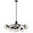Steel Dimmable Globe Chandelier-581682569-581682583-581682578