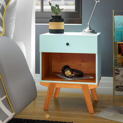 50.8cm W Solid Wood Bedside Table