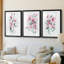 Posy Blooms II - reproduction encadrée sur mesure de qualité supérieure mate - 3 pièces-1856325202-1856325196