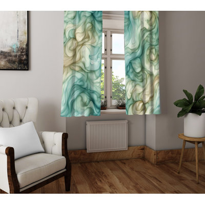 Semi Sheer Curtain Pair