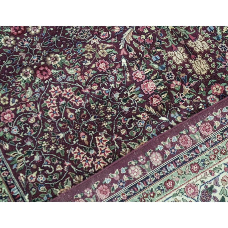 Shah Wool Oriental Area Rug in Green/Gray