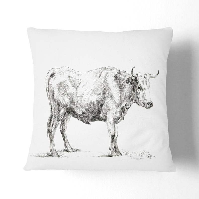 Square Throw Cushion, Black, 40cm H x 40cm W x 15cm D