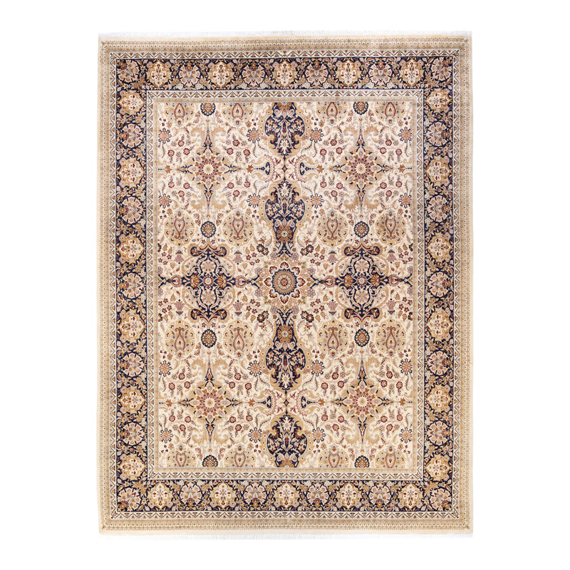 Classic One-of-a-Kind 9' 1" X 12' 1" Hand Knotted Area Rug